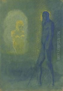 L'apparition by Odilon Redon