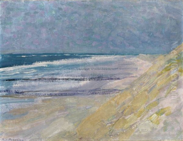 Beach with three or four piers at Domburg - view 1