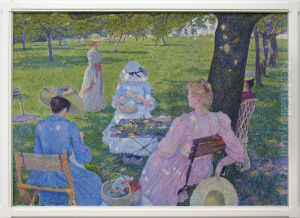 Semejnoe torzestvo v sadu by Theo van Rysselberghe