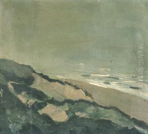 Dunes and sea by Theo van Doesburg