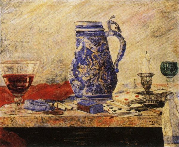 Still Life with Blue Jar - view 1