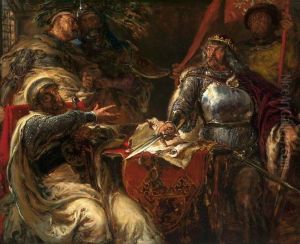 King Wladyslaw Lokietek breaks negotiations with the Teutonic Knights