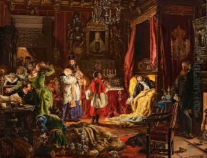 Death of Sigismund Augustus in Knyszyn in 1572 by Jan Matejko