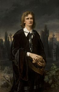 Portrait of Wincenty Rapacki in the role of Hamlet