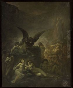 Scena alegoryczna - Z piekla Dantego by Cyprian Norwid