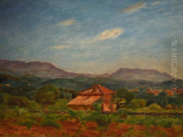 Pink house near La Ciotat - view 1