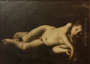 Amore dormiente by Battistello Caracciolo