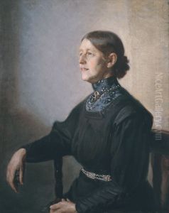 Portrait of the Artist's Wife, the Painter Anna Ancher Portrait of the Artist's Wife, the Painter Anna Ancher