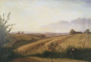Late Autumn Afternoon. Motif from Horneland Near Faaborg by Vilhelm Kyhn