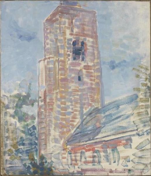Church at Oostkapelle, nave and tower - view 1