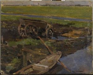 Op het land by Piet Mondrian