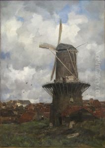 Stenen molen by Jacob Maris