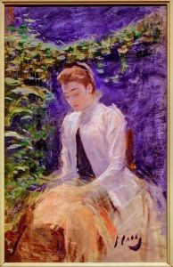 La dama blanca by Ramon Casas