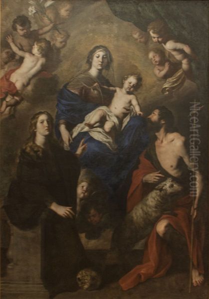 Madonna delle Grazie con i santi Rosalia e Giovanni Battista - view 1