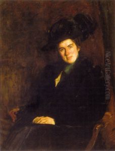 Portret van mevrouw A.A.M. Arntzenius by Floris Arntzenius
