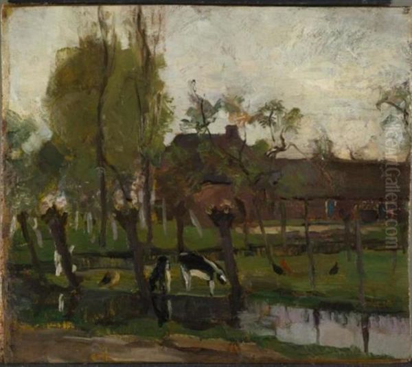Boerderij met wilgen aan het Gein - view 1