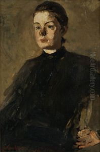 Portrait of the translator Kitty van Vloten Portrait of the translator Kitty van Vloten