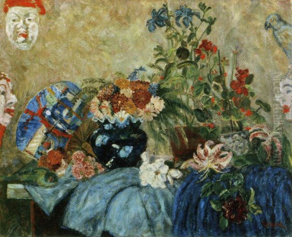 Flowers and Masks - view 1