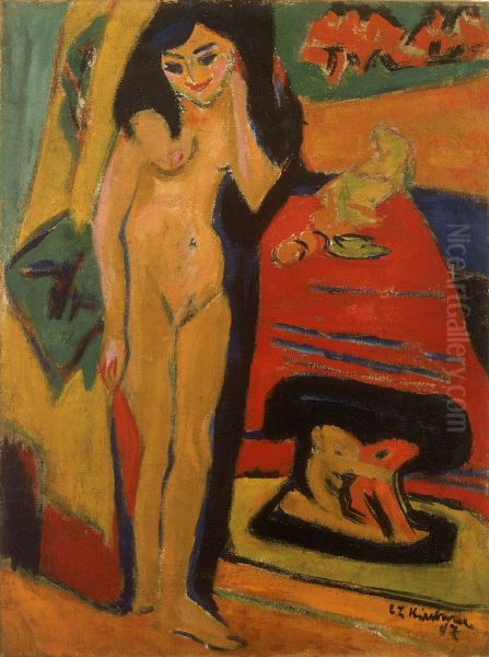 Nude Behind a Curtain (Franzi) - view 1