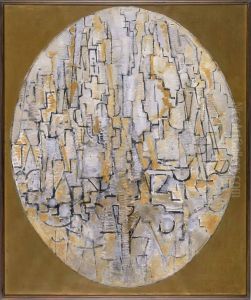 Composition in Oval by Piet Mondrian