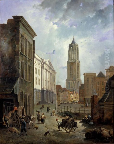De Stadhuisbrug te Utrecht - view 1