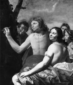 Paris and Oenone by Jan Van Bijlert