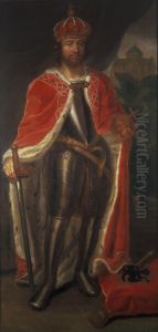 Fantasied portrait of Emperor Hendrik IV (1050-1106) by Jan Van Bijlert