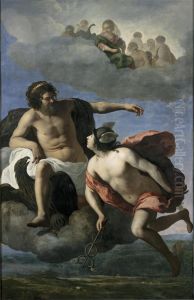 Jupiter orders Mercury to kill Argus by Jan Gerritsz van Bronckhorst