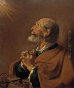 The apostle Peter praying by Hendrick Bloemaert