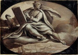 The evangelist John by Anthonie Blocklandt van Montfoort