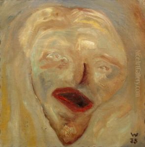 Serlf portrait of Erich Wichman (1890-1929) by Erich Wichmann