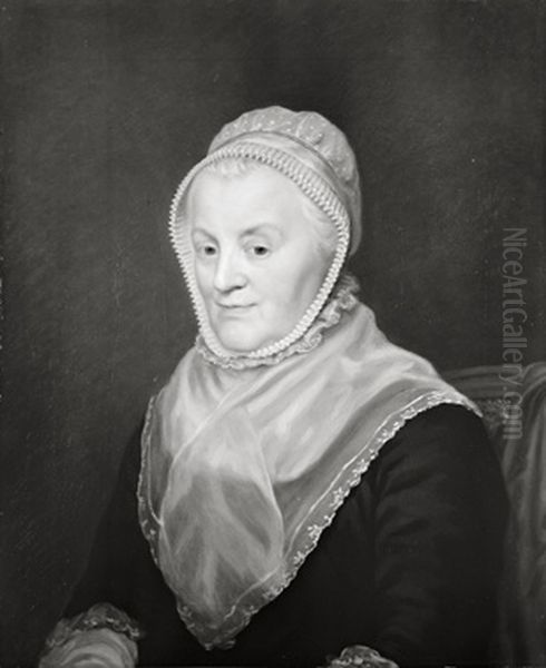 Portret van Johanna Carolina Alexandrina Loten (1753-1823), echtgenote van Johannes van Doelen - view 1