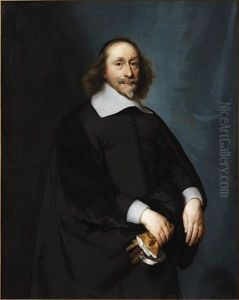 Portrait of Anthony van Hilten (1585-1670) by Cornelis Janssens van Ceulen