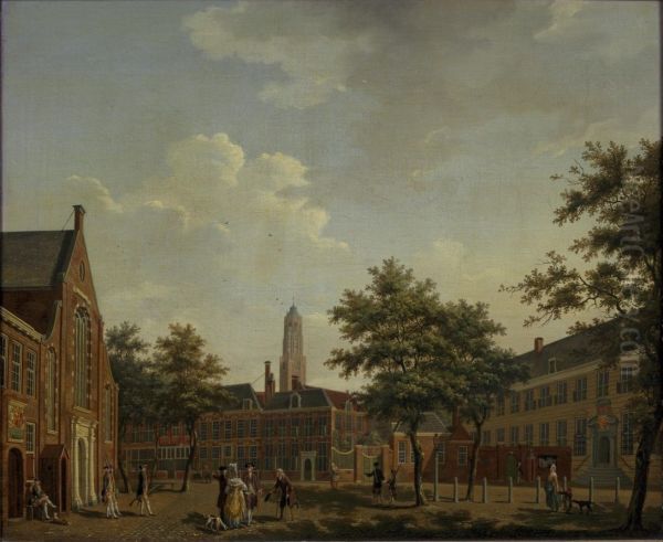The Janskerkhof in Utrecht - view 1