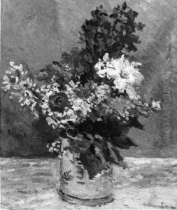 Giroflees et narcisse by Maximilien Luce