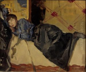 Sleeping woman by Isaac Lazarus Israels