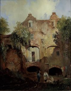 Stronghold Sterrenburg in Utrecht seen from the West