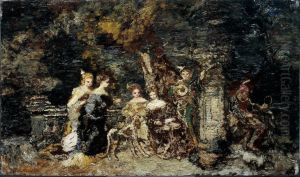 Figuren im Park