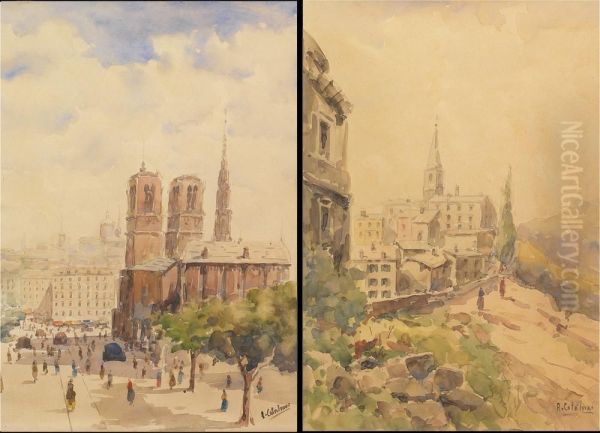 Piazza Con Cattedrale - view 1
