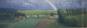 L'arc en ciel by William Degouve de Nuncques