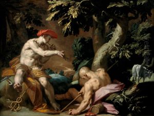 Mercury, Argus and Io by Abraham Bloemaert