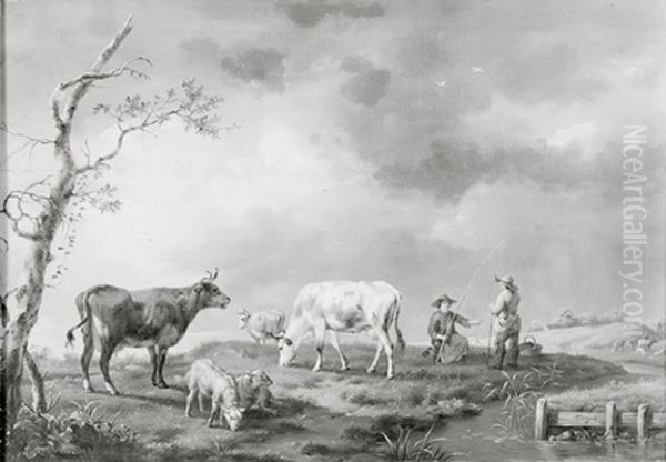 Landschap met koeien - view 1