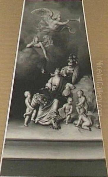 Easel with Allegory of Painting - view 1