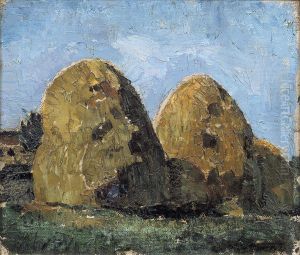 Haystacks by Theo van Doesburg