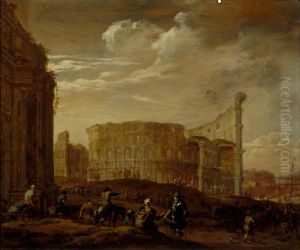 the Colosseum at Rome by Jacob Van Der Ulft