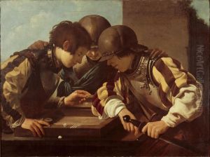 Three backgammon players by Hendrick Ter Brugghen