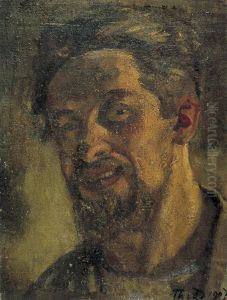 Smiling man (self-portrait?)