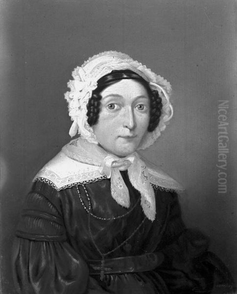 Portret van Gertrudis Margaretha de Klijn (1803-1873), echtgenote van Joannes Rijnbout - view 1