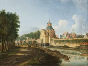 De Wittevrouwenpoort en de Wittevrouwensingel te Utrecht