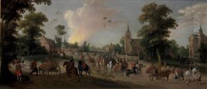 Plundering van een dorp